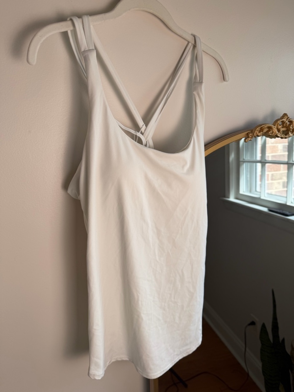 HALARA White Racerback Tank Top - Picture 5 of 9
